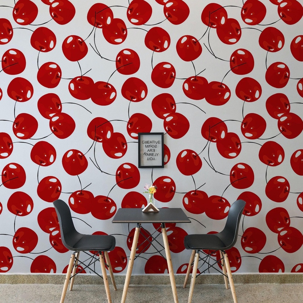 Peel & Stick Cherry Wallpaper
